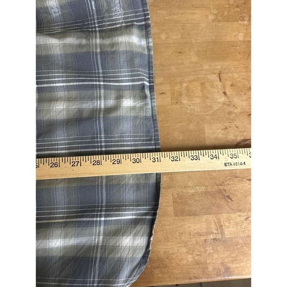 Quiksilver Shirt Mens XL Extra Large Button Plaid‎ Aloha Camp Western - Picture 9 of 14